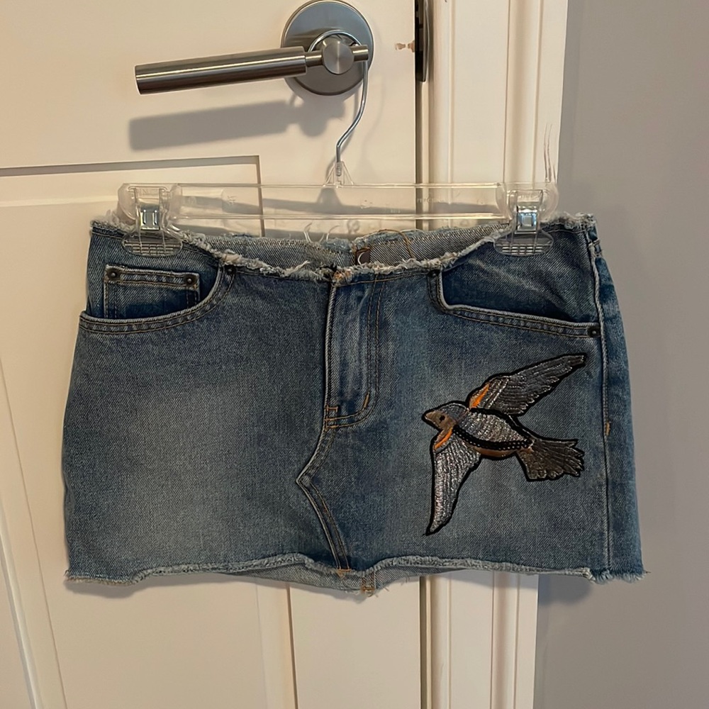 Mini denim skirt from LF